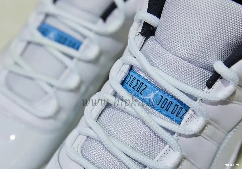 Low Air Authentic Jordan 11 Columbia 0613